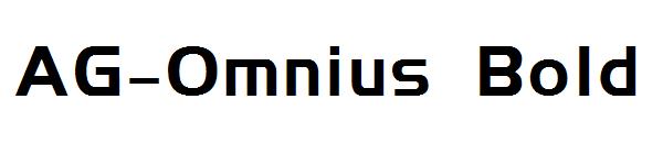 AG-Omnius Bold字体