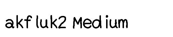 akfluk2 Medium字体