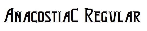 AnacostiaC Regular字体