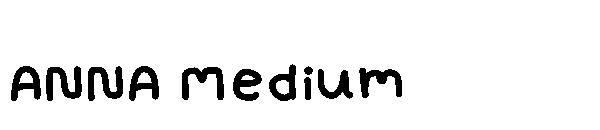 ANNA Medium字体