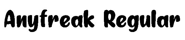 Anyfreak Regular字体