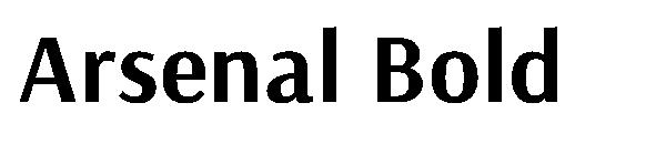 Arsenal Bold字体