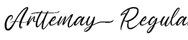 Arttemay Regular字体