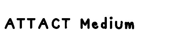 ATTACT Medium字体