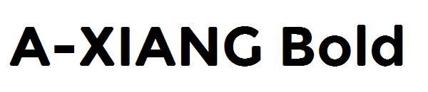 A-XIANG Bold字体