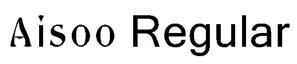 Aisoo Regular字体