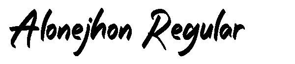 Alonejhon Regular字体