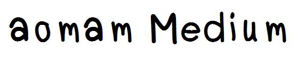 aomam Medium字体