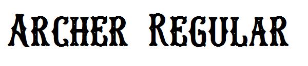 Archer Regular字体