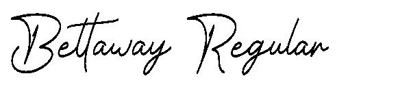 Bettaway Regular字体