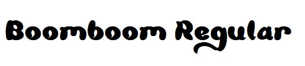 Boomboom Regular字体