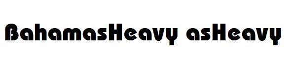 BahamasHeavy asHeavy字体
