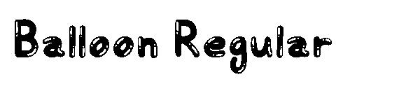 Balloon Regular字体