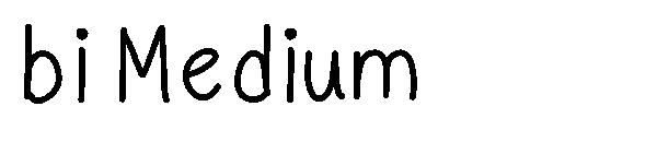 bi Medium字体