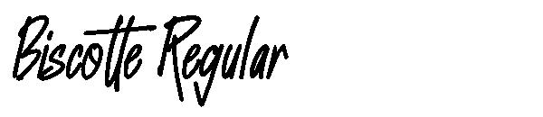 Biscotte Regular字体