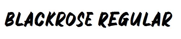 BlackrosE Regular字体