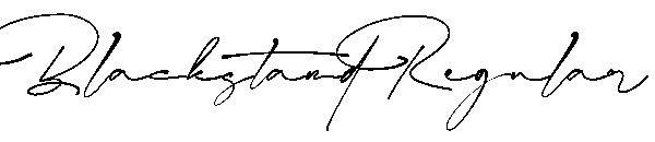 Blackstand Regular字体