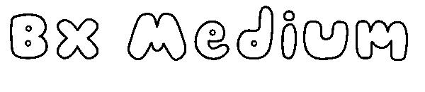 Bx Medium字体