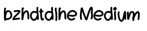 bzhdtdlhe Medium字体