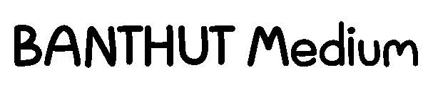 BANTHUT Medium字体