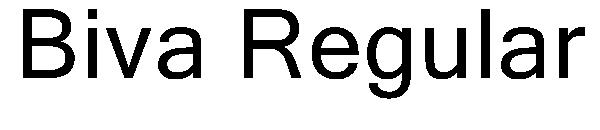 Biva Regular字体