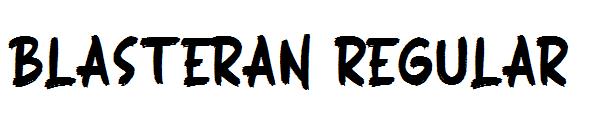 BLASTERAN Regular字体
