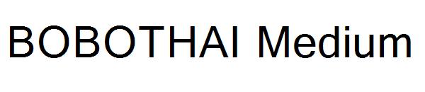 BOBOTHAI Medium字体