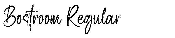 Bostroom Regular字体