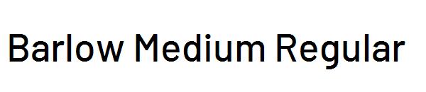 Barlow Medium Regular字体