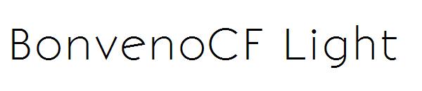 BonvenoCF Light字体