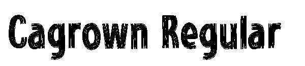 Cagrown Regular字体