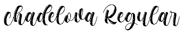 chadelova Regular字体