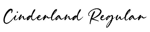 Cinderland Regular字体