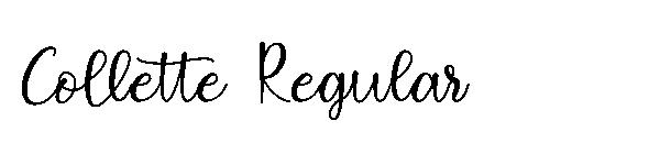 Collette Regular字体
