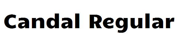 Candal Regular字体
