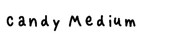 candy Medium字体