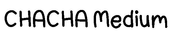 CHACHA Medium字体