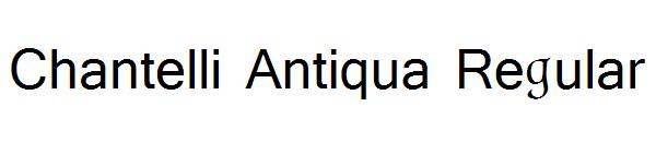 Chantelli Antiqua Regular字体