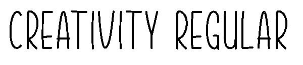 Creativity Regular字体