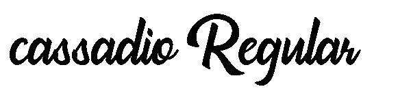 cassadio Regular字体
