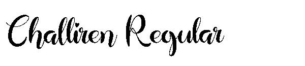 Challiren Regular字体