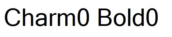 Charm0 Bold0字体