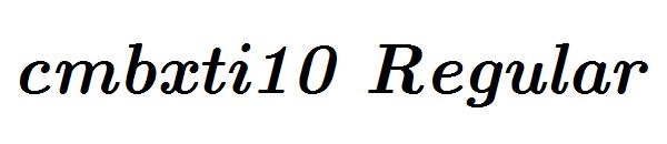cmbxti10 Regular字体