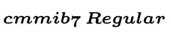 cmmib7 Regular字体