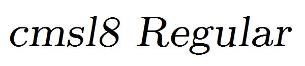 cmsl8 Regular字体