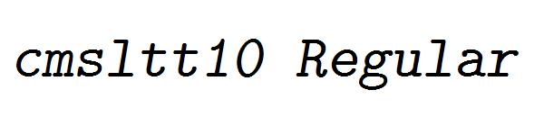 cmsltt10 Regular字体