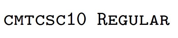 cmtcsc10 Regular字体