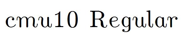 cmu10 Regular字体