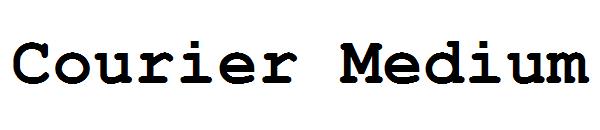Courier Medium字体