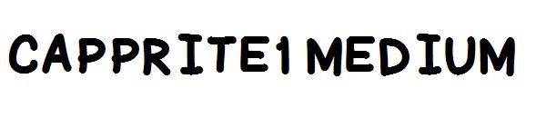 capprite1 Medium字体